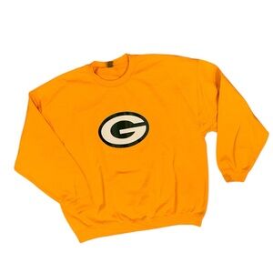 NWOT Green Bay Packers Adams 17 Crew Neck Gold Sweatshirt Men’s 2XL XXL Logo